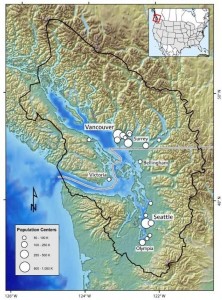 The Salish Sea stretches from halfway up Vancouver Island to Olympia, with the San Juan Islands at its heart.