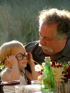 Bruce Orchid with his grandson Sebastian