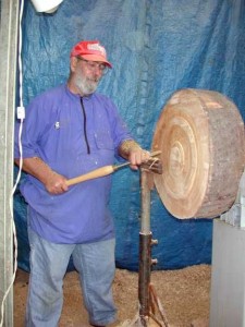 Orcas Woodworker crafts his art for the October show at the Orcas Center.