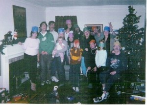 Well here's our family in all it's glory, wearing our Christmas crowns